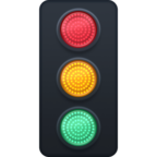 Vertical Traffic Light Emoji Facebook