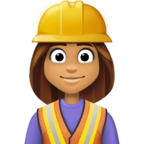 Woman Construction Worker Emoji Facebook