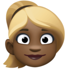Woman Blond Hair Emoji Facebook