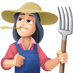 Woman Farmer Emoji Facebook