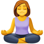 Woman In Lotus Position Emoji Facebook