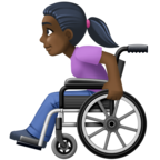 Woman In Manual Wheelchair Emoji Facebook