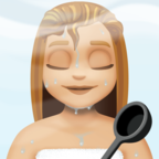 Woman In Steamy Room Emoji Facebook