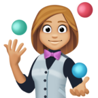 Woman Juggling Emoji Facebook