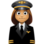 Woman Pilot Emoji Facebook
