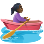 Woman Rowing Boat Emoji Facebook
