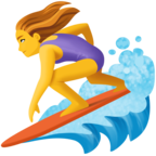 Woman Surfing Emoji Facebook