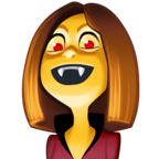 Woman Vampire Emoji Facebook