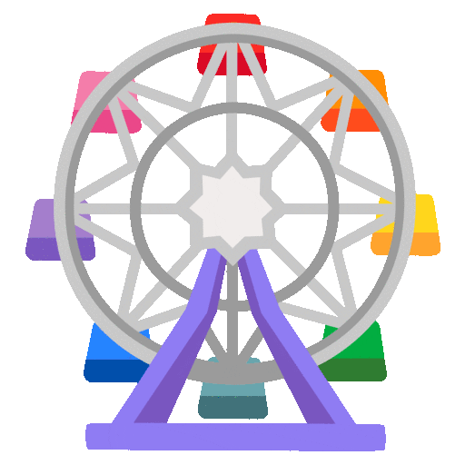 Ferris Wheel Emoji Google-animated