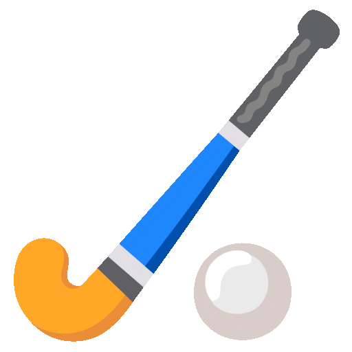 Field Hockey Emoji Google-animated