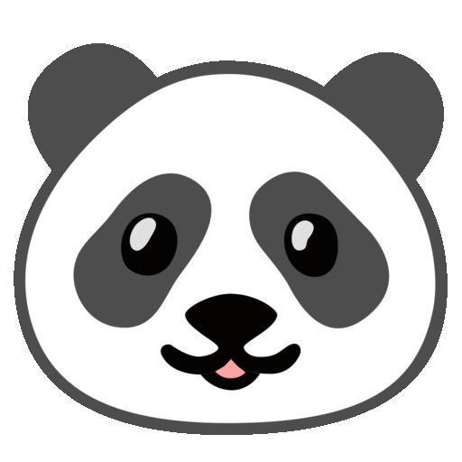 Panda Emoji Google-animated