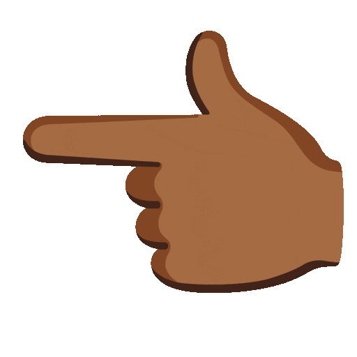 Backhand Index Pointing Left Emoji Google-animated