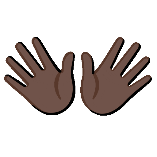 Open Hands Emoji Google-animated