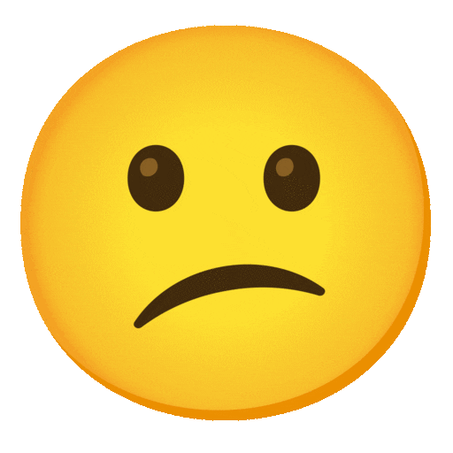 Confused Face Emoji Google-animated
