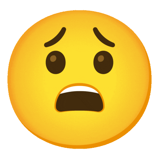 Weary Face Emoji Google-animated