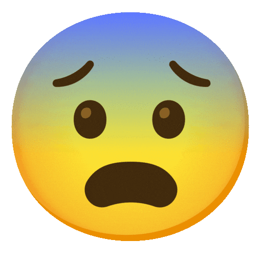 Anxious Face With Sweat Emoji Google-animated
