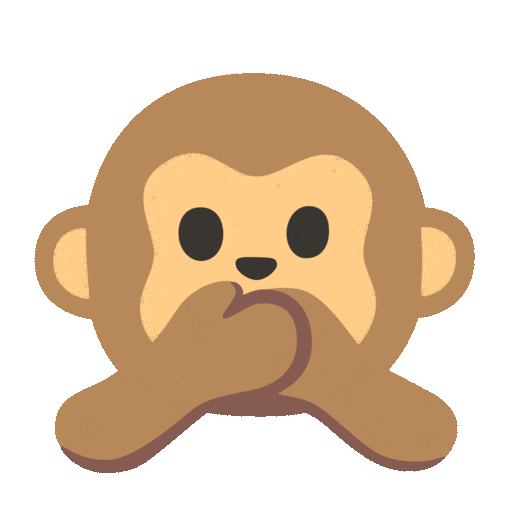 Speak No Evil Monkey Emoji Google-animated