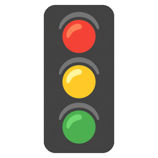 Vertical Traffic Light Emoji Google-animated