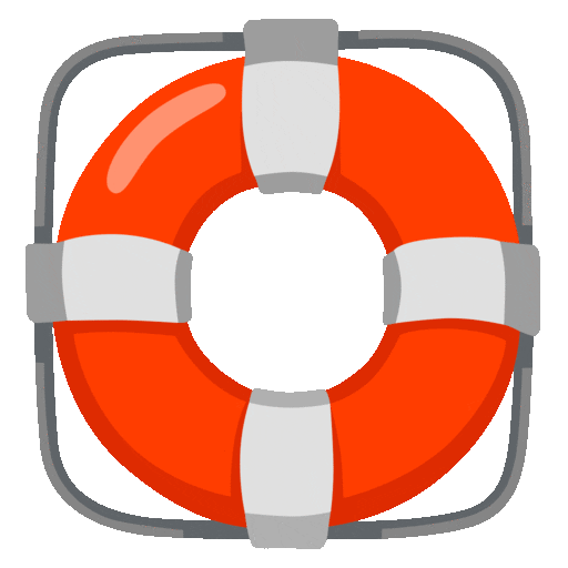 Ring Buoy Emoji Google-animated