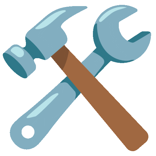 Hammer And Wrench Emoji Google-animated