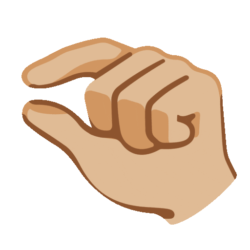 Pinching Hand Emoji Google-animated