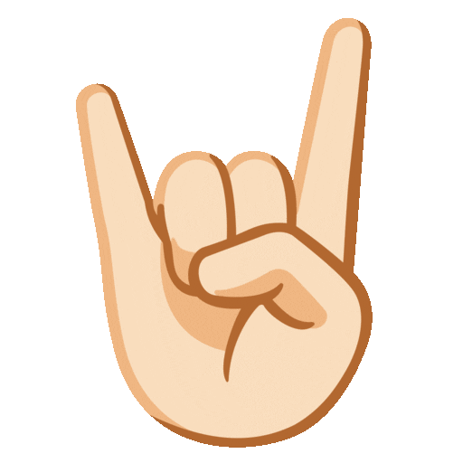 Sign Of The Horns Emoji Google-animated