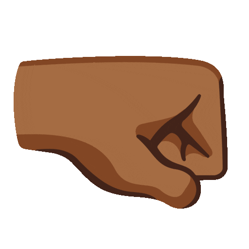 Right Facing Fist Emoji Google-animated