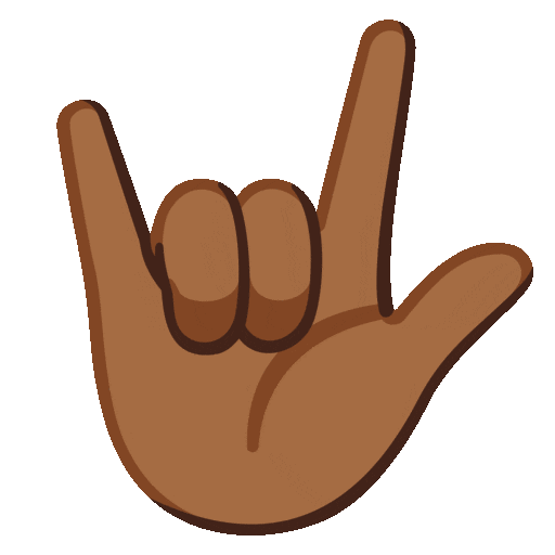 Love You Gesture Emoji Google-animated