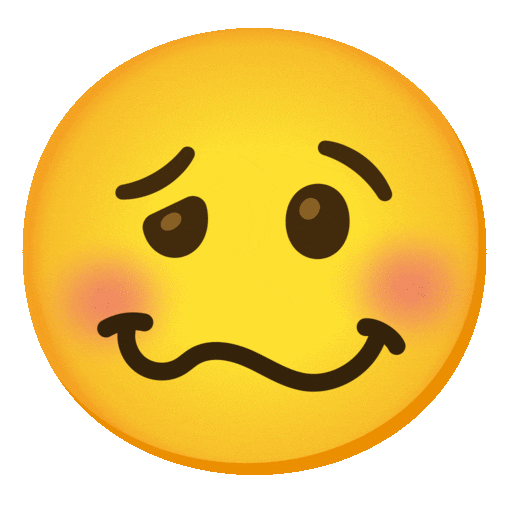Woozy Face Emoji Google-animated