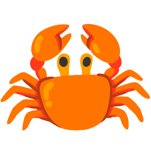 Crab Emoji Google-animated
