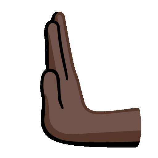 Leftwards Pushing Hand Emoji Google-animated