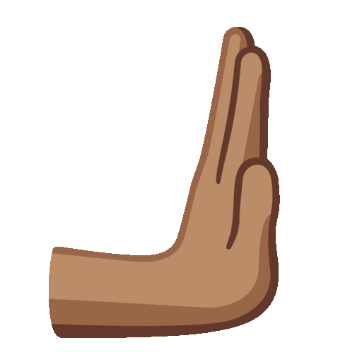 Rightwards Pushing Hand Emoji Google-animated