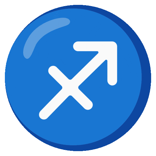 Sagittarius Emoji Google-animated