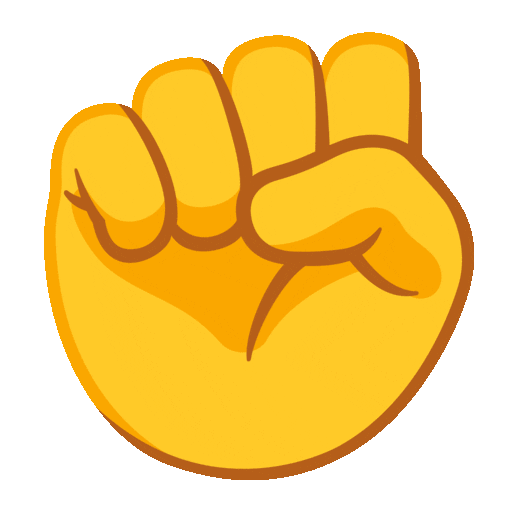 Raised Fist Emoji Google-animated