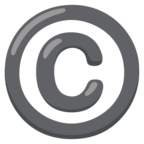 Copyright Emoji Google