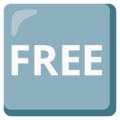 Free Button Emoji Google
