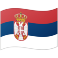 Flag Serbia Emoji Google