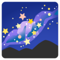 Milky Way Emoji Google