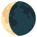 Waning Crescent Moon Emoji Google