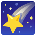 Shooting Star Emoji Google