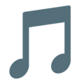 Musical Note Emoji Google