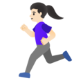 Woman Running Emoji Google