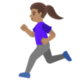 Woman Running Emoji Google