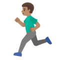 Man Running Emoji Google