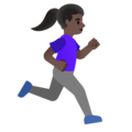 Woman Running Facing Right Emoji Google