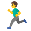 Man Running Emoji Google