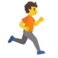 Person Running Facing Right Emoji Google