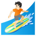 Person Surfing Emoji Google