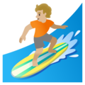 Person Surfing Emoji Google