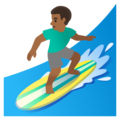 Man Surfing Emoji Google
